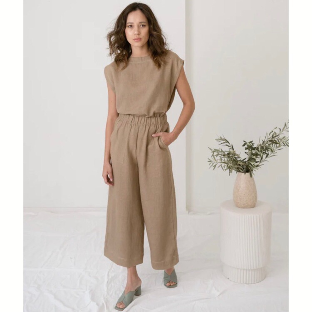 Women's Tan Jumpsuit